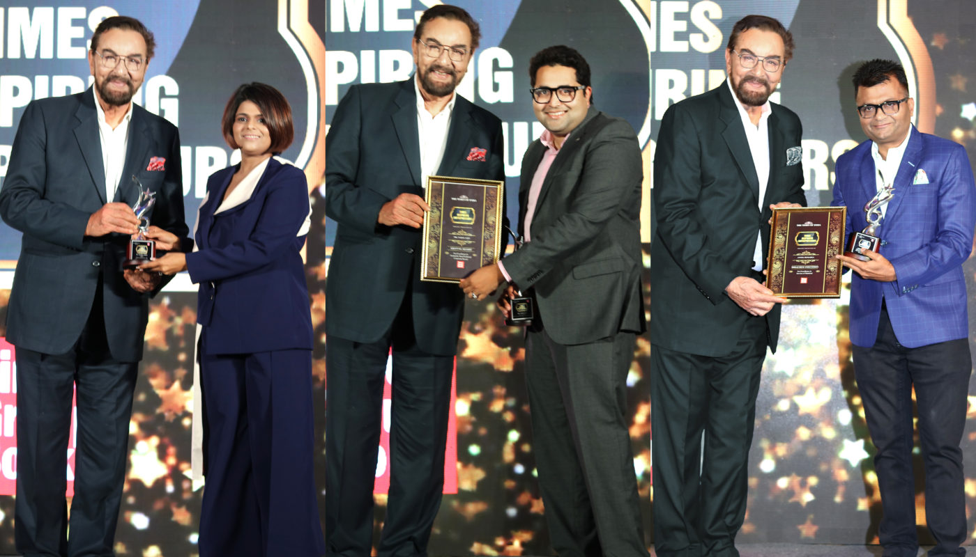 Inspiring business leaders felicitated for their achievements at the Inspiring Entrepreneurs Awards