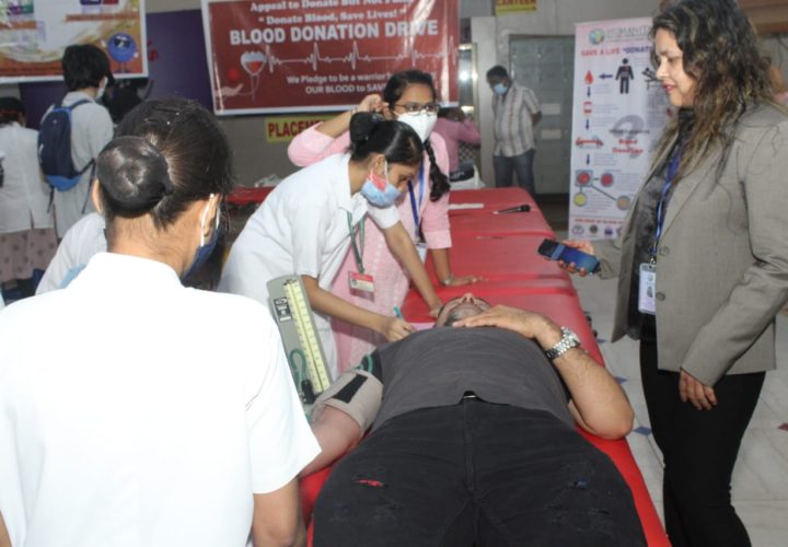 Humanitarian Welfare and Research Foundation (HWARF) conducted a blood donation camp to aid patient treatments at government hospitals across Mumbai