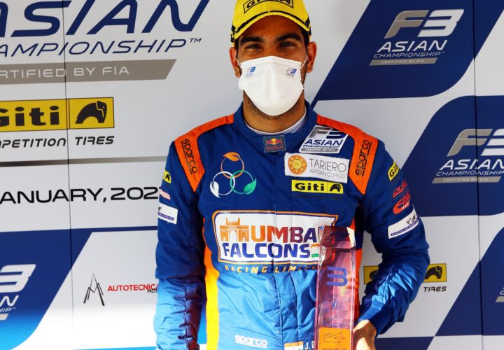 Jehan Daruvala clinches third position for Mumbai Falcons in Formula 3 Asian Championship