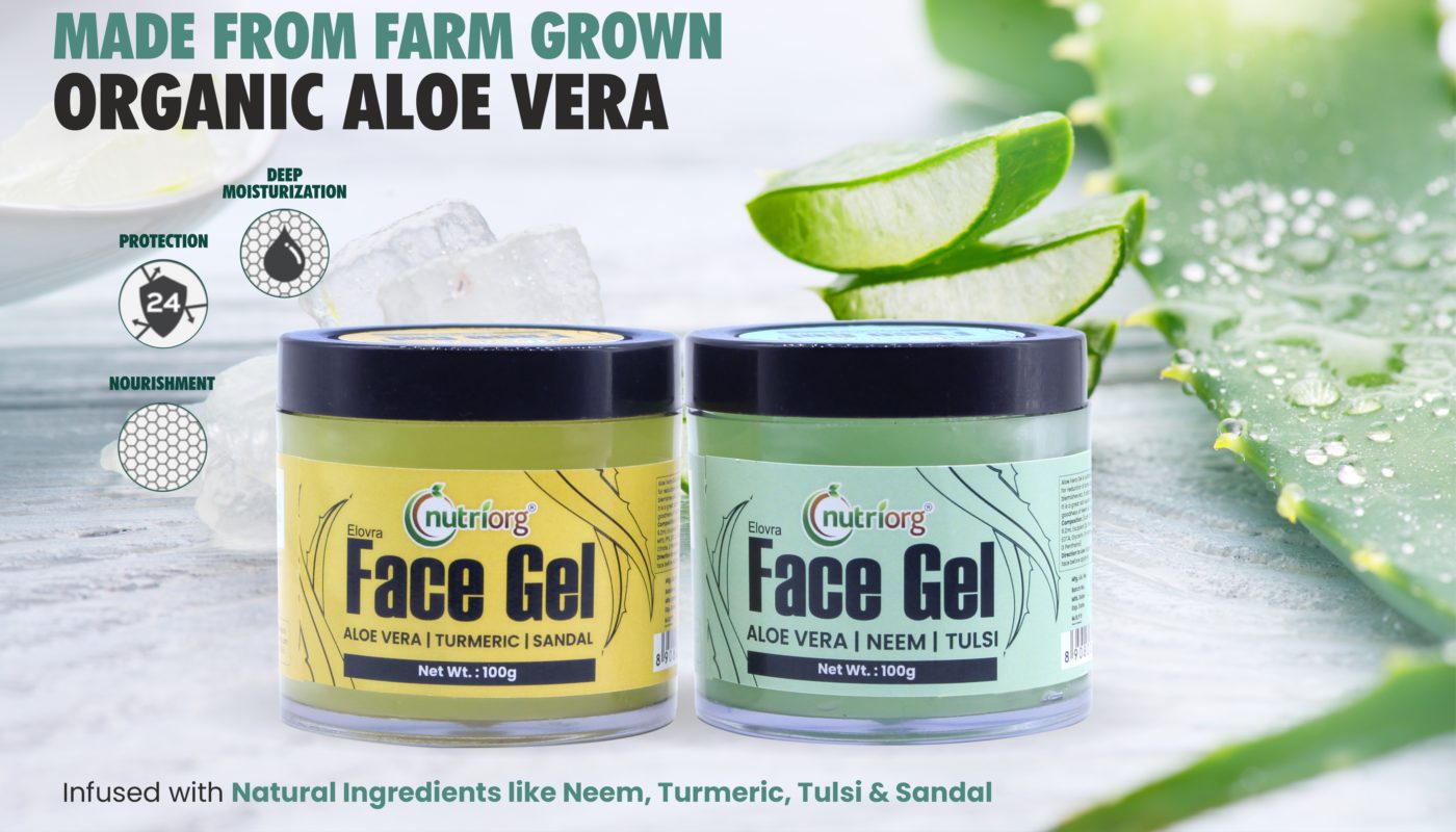 Nutriorg: Keep your Skin Well with Aloe vera Face Gel