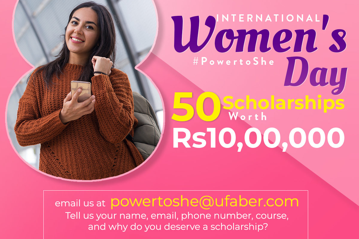 uFaber announces #PowertoShe – Rs. 10 lakhs scholarship initiative to aid deserving women from hinterland India in getting back to work 