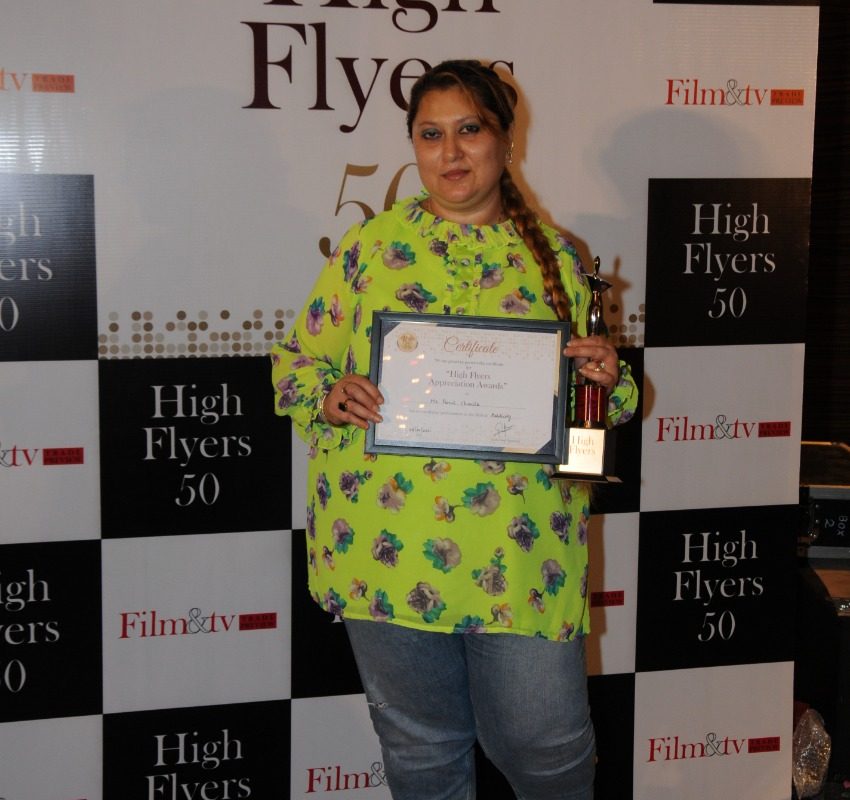 Celebrated PR and Marketing luminary Parul Chawla carved her name on the trophy of “Best PR and Marketing Firm” at High Flyers 50 Awards