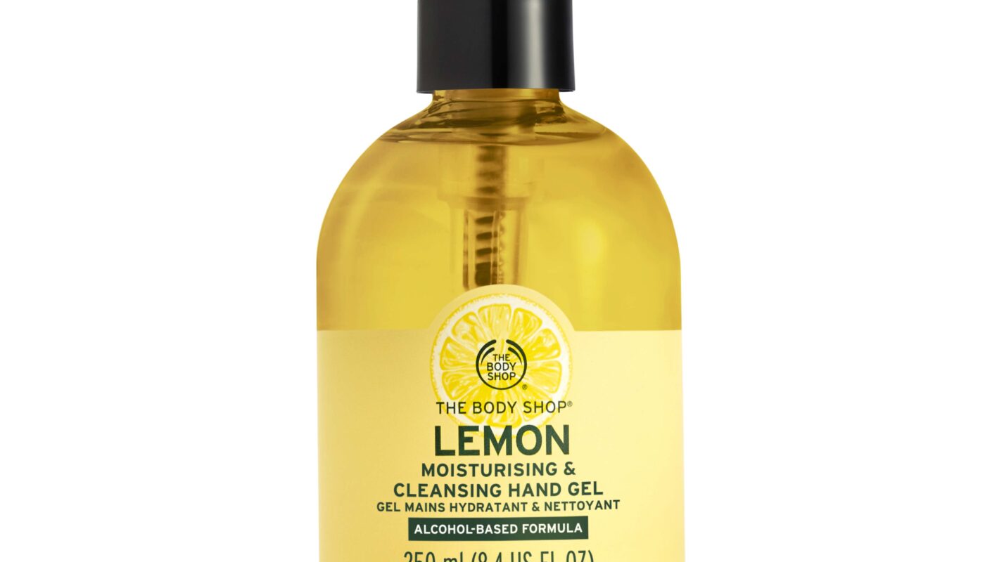 The Body Shop  Lemon Moisturising and Cleansing Hand Gel Feel Clean and Confident