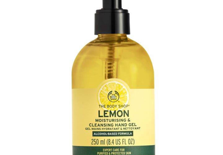 The Body Shop  Lemon Moisturising and Cleansing Hand Gel Feel Clean and Confident