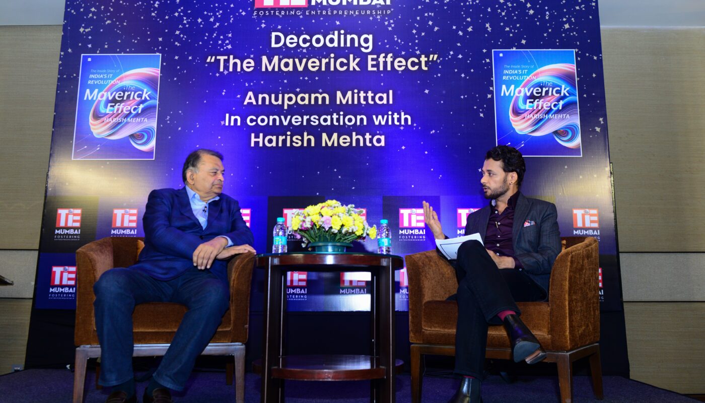 TiE Mumbai hosted a conversation with Harish Mehta decoding “The Maverick Effect”