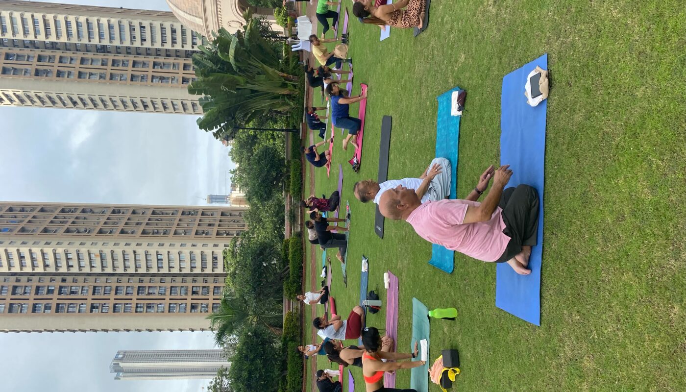 World Yoga Day was celebrated with great enthusiasm at ITC Grand Central on 21st June,2022.