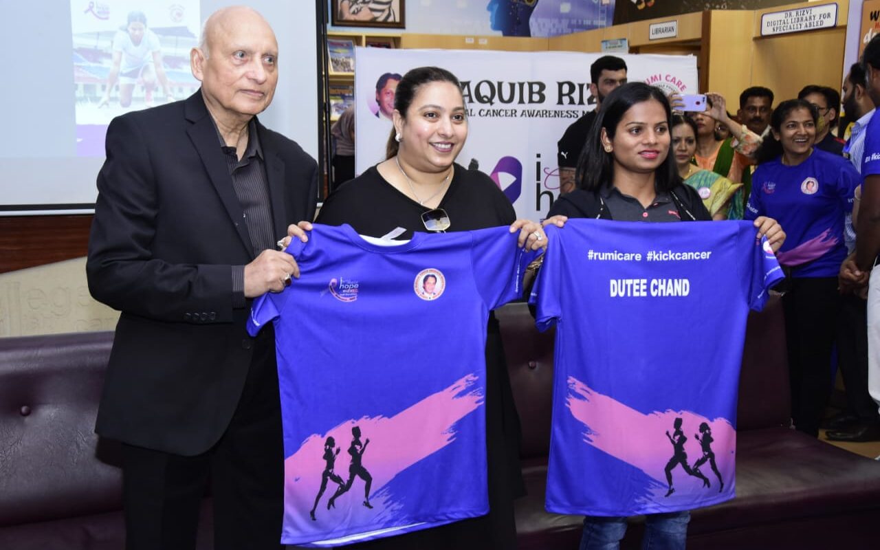 Olympic athlete Dutee Chand and Maharashtra Education Minister Varsha Gaikwad to flag off the 4th edition of Saquib Rizvi Memorial Cancer Awareness Half Marathon 2022