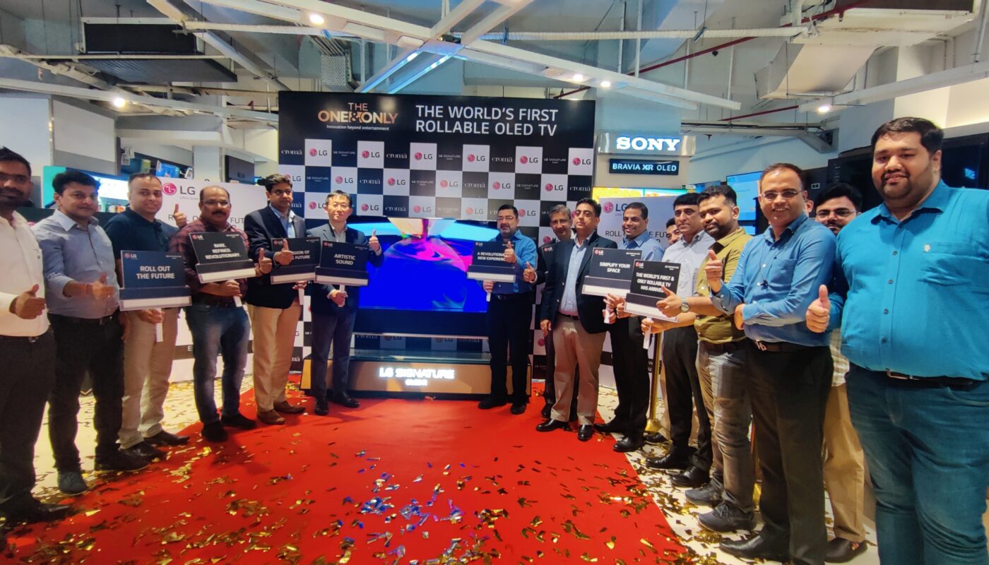 EXPERIENCE WORLD’S ONLY ROLLABLE OLED TV BY LG, EXCLUSIVELY AT CROMA