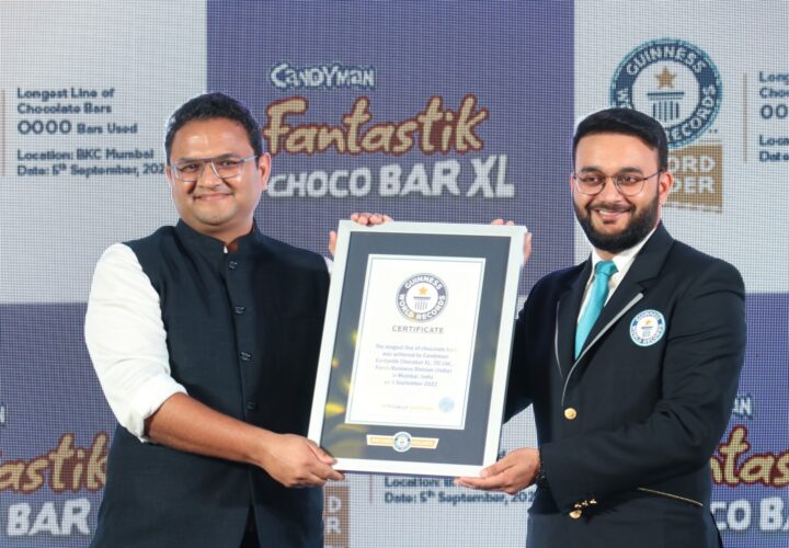 ITC Ltd’s Candyman Fantastik Chocobar XL achieves GUINNESS WORLD RECORDS™ while offering an XL Tribute to the teachers of the country