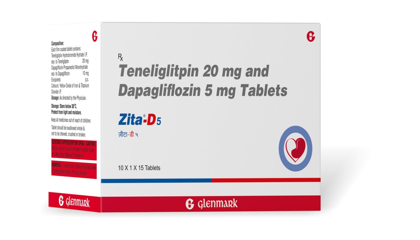 Glenmark becomes the First Companyin India to launchTeneligliptin + Dapagliflozin 