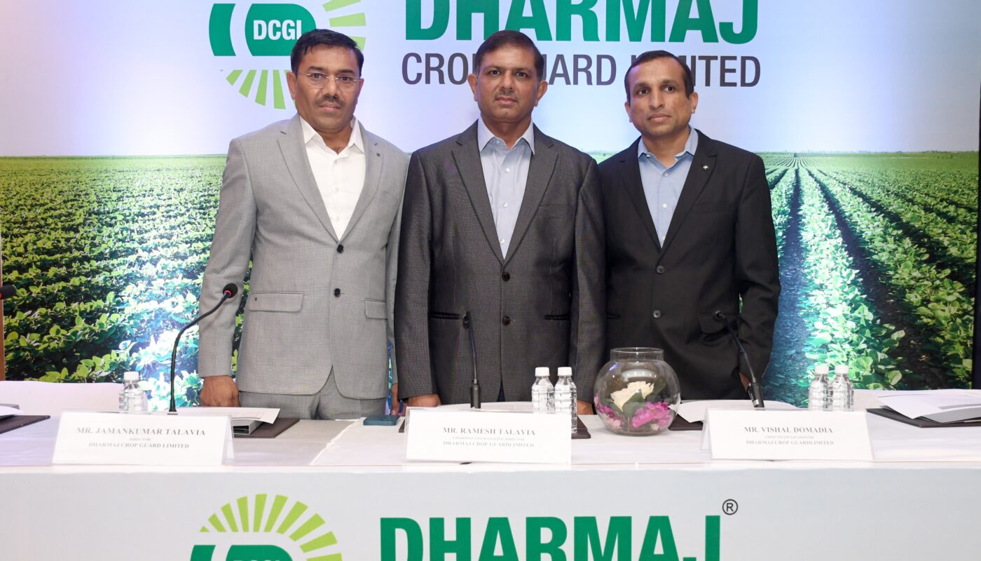 Dharmaj Crop Guard Limited’s Initial Public Offering to open on November 28, 2022.