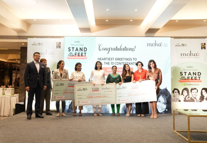 “Stand on Your Feet” initiative offered the best business ideas from women, to stand a chance   of winning a grant of Rs. 10,00,000 (Ten lacs)