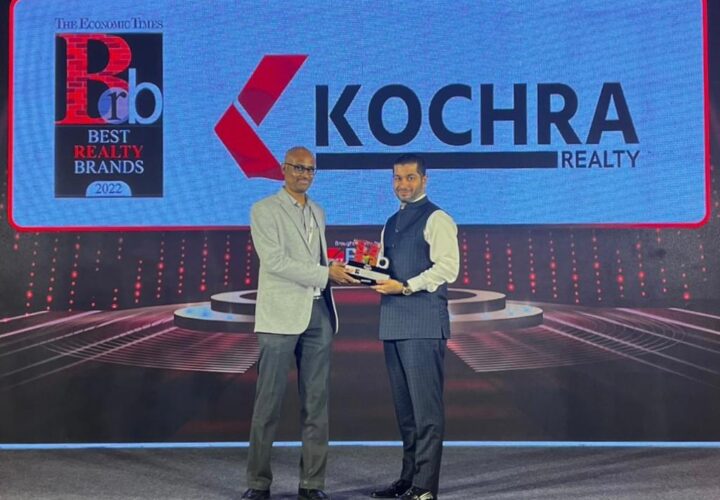 Kochra Realty recognised as “The Economic Times Best Realty Brands 2022” amongst the top reputed national developers
