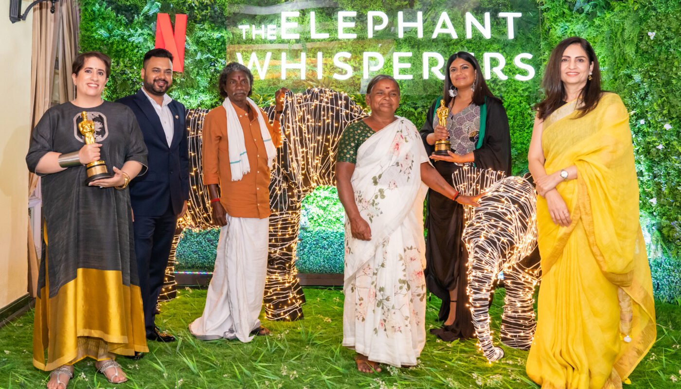 NETFLIX CELEBRATES ITS OSCAR WINNING DOCUMENTARY WITH THE TEAM OF ‘THE ELEPHANT WHISPERERS’*