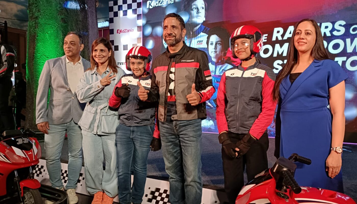 KidZania India partners with TVS to launch India’s first-ever racing experience centre for young riders!