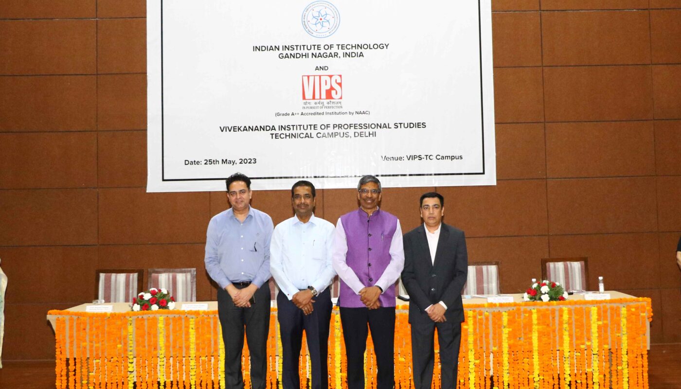 VIPS-TC and IIT Gandhinagar Forge Strategic Partnership to Drive Technological Advancements in IT
