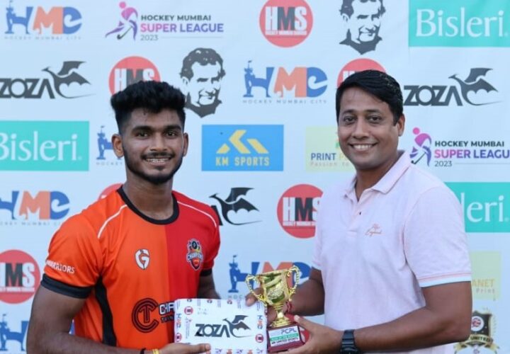 CTC Raj Patil receives the Player of the Math Award