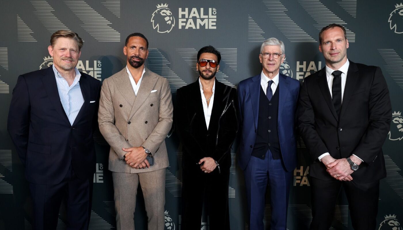 SUPERSTAR RANVEER SINGH TAKES IN THE MAGICAL MATCHDAY EXPERIENCE DURING HIS VISIT TO THE UK AS THE PREMIER LEAGUE’S AMBASSADOR FOR INDIA