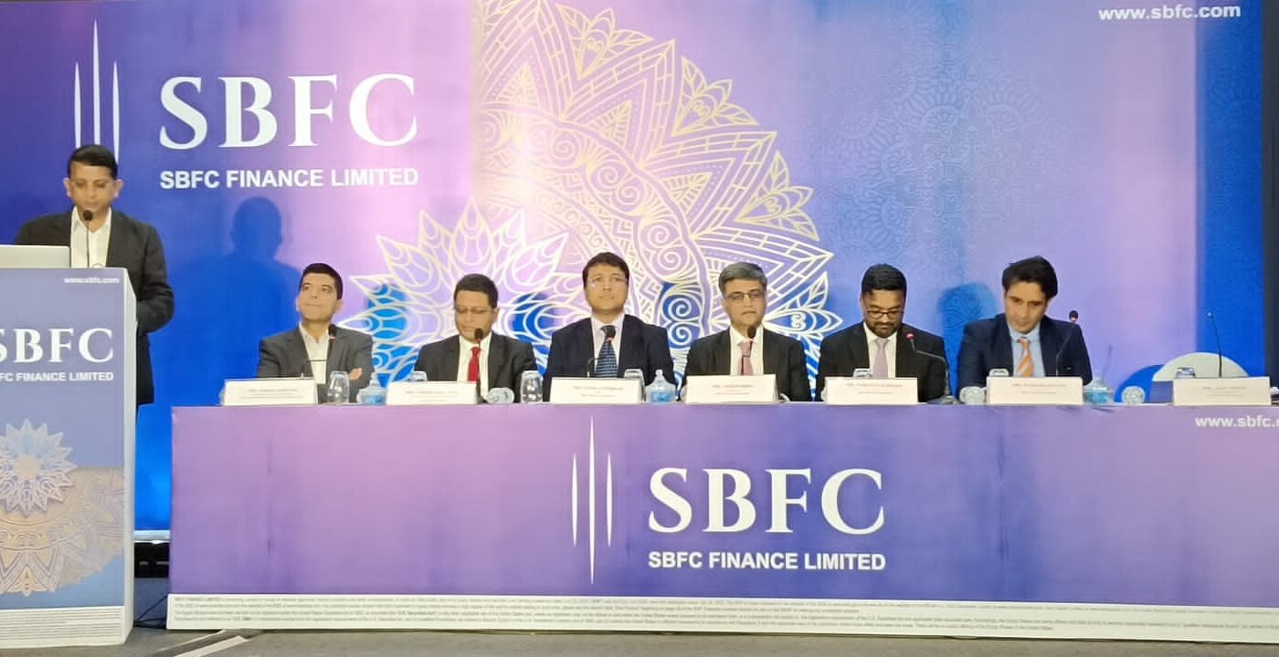 SBFC Finance Ltd’s IPO to open on August 3, 2023, Sets price band at Rs 54 – 57 per Equity share