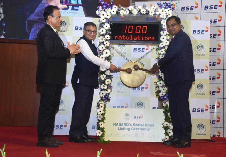 NABARD Successfully Lists First of Its Social Bonds with A Size of Rs 1040 Crores on BSE