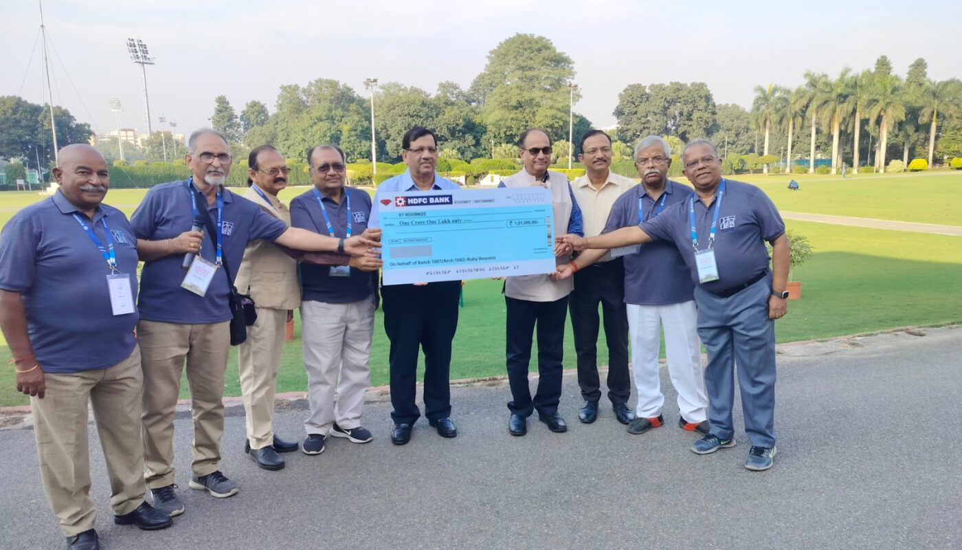 IIT Roorkee’s Ruby Jubilee Reunion: 1981 Batch Leaves a Lasting Legacy with a Generous Donation