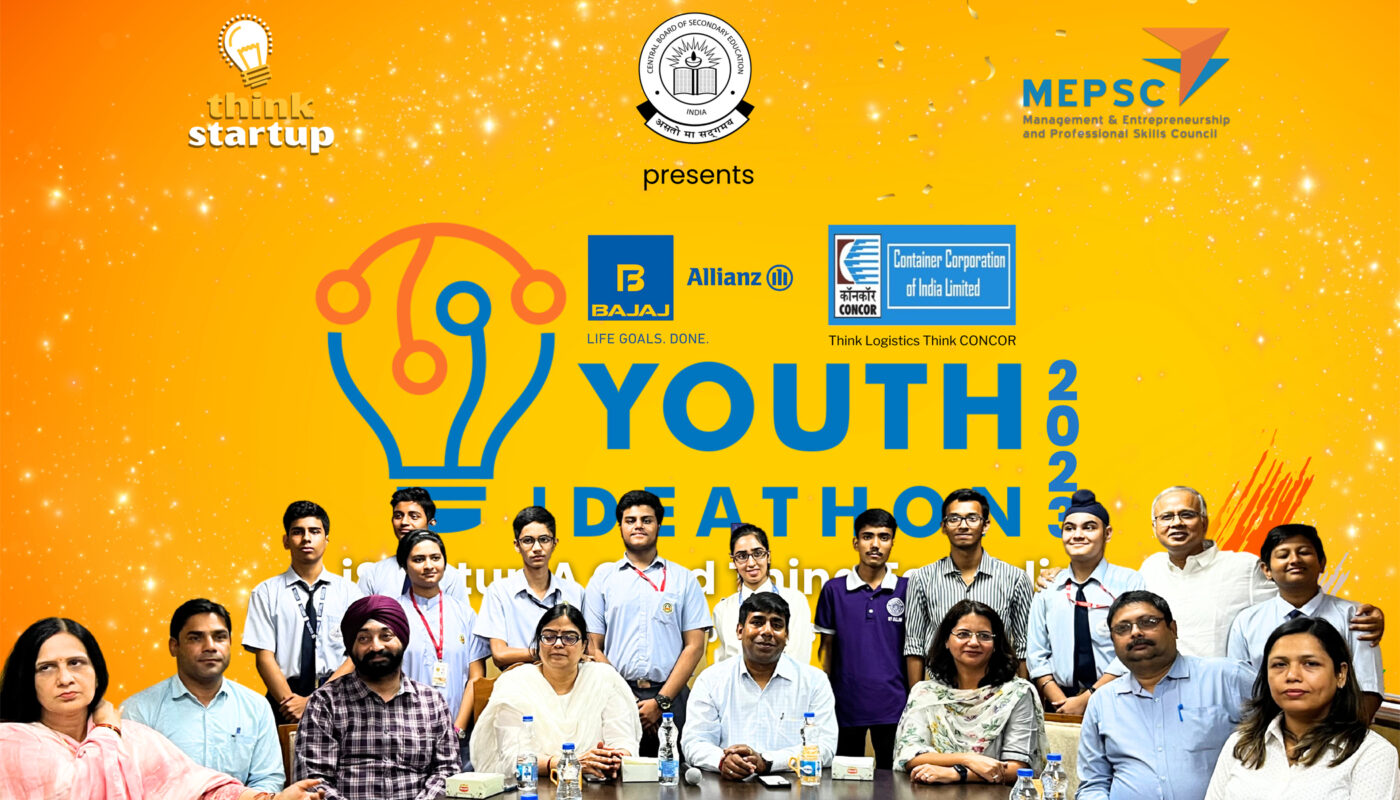 CBSE kickstarts ‘YOUTH IDEATHON 2023’ – The Largest Festival of Startup Ideas for School Students