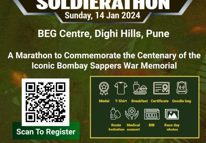 Bombay Sappers Marathon at BEG Centre, Pune on Jan 14