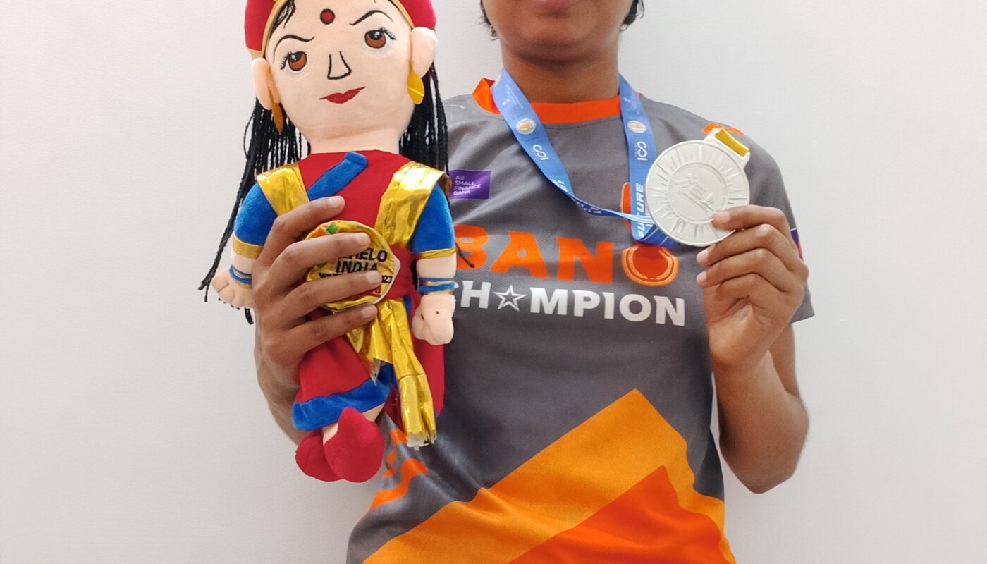 AU Bano Champion prodigy, ‘Muskaan’, wins silver medal at Khelo India Youth Games-2023  