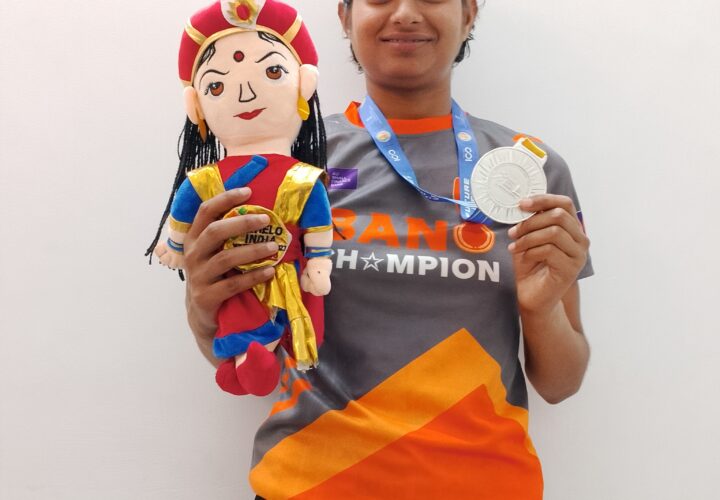 AU Bano Champion prodigy, ‘Muskaan’, wins silver medal at Khelo India Youth Games-2023  