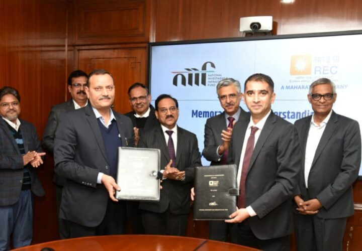 REC Limited signs MoU with National Investment and Infrastructure Fund Limited