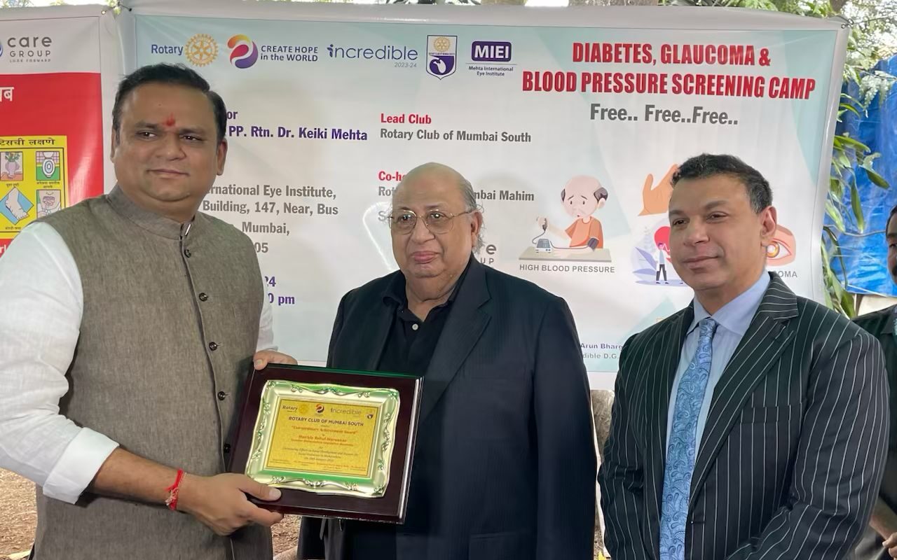 Wellness Warriors: Rotary Club of Mumbai South’s Health Camp Triumphs Over Diabetes and Glaucoma