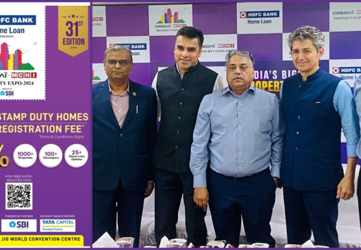 CREDAI-MCHI announces zero stamp duty & registration charges for all home sales at India’s Largest Property Expo 2024, Jan 26-28, Jio World Convention Centre, Mumbai