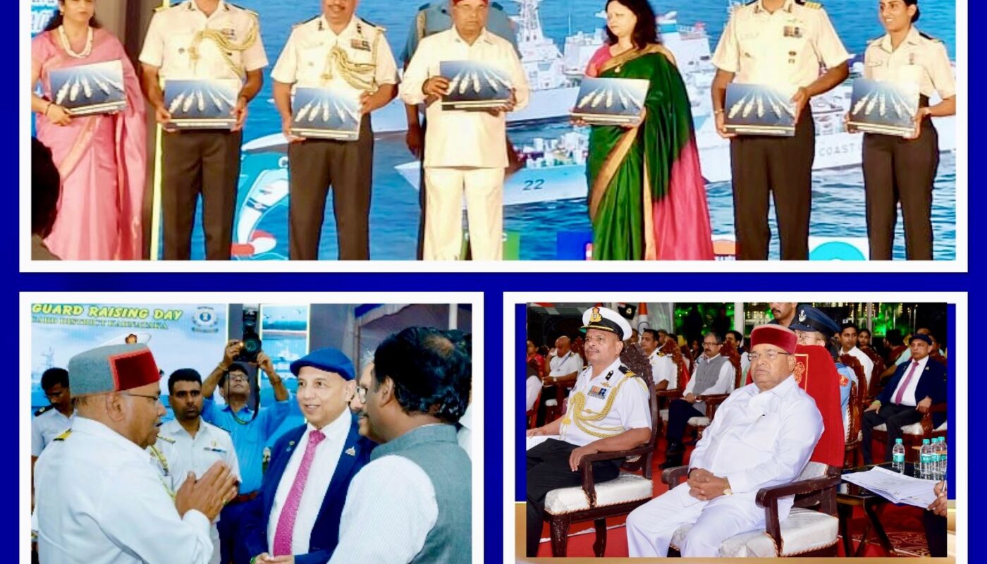 Rtn LAL GOEL WAS THE SPECIAL INVITEE IN THE 48TH INDIAN COAST GUARD RAISING DAY CELEBRATION