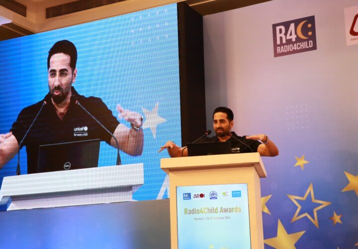 UNICEF India and Ayushmann Khurrana Celebrate Radio Excellence for Child Rights