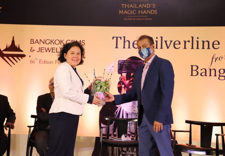 Thailand’s DITP conducts “Silverline Trade from Bangkok to Bombay” Roadshow for the 66th Bangkok Gems & Jewelry Fair in 2021