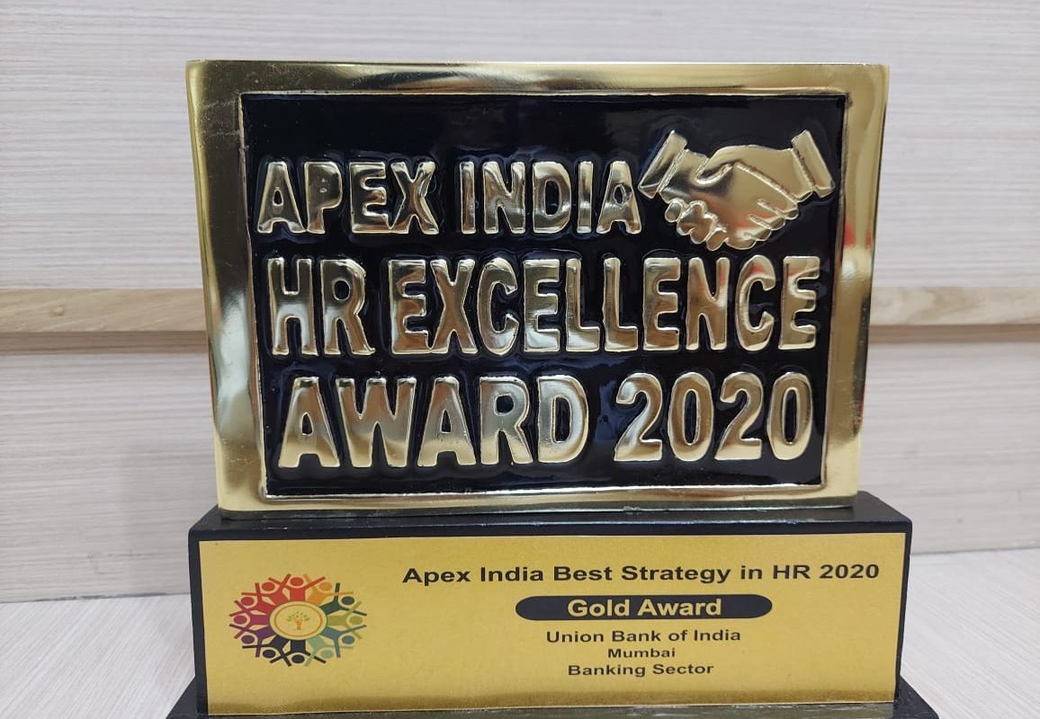 Union Bank of India wins – Best Strategy in HR 2020 & HR Oriented CEO Award 2020