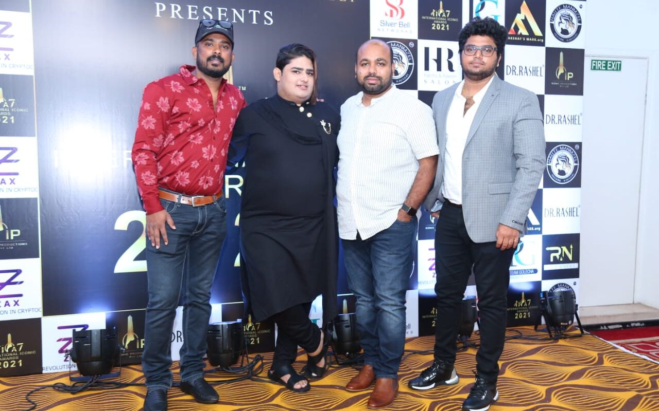 Mohammed Nagaman Lateef and Aditya Khurana celebrate the birthday of Rahul, son of Saravanan Ponnusamy who is the owner of VR Group of companies