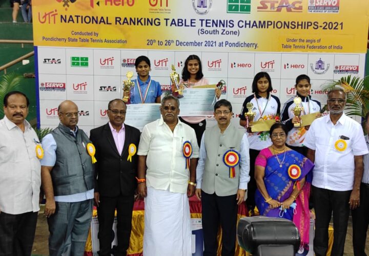 Ms.HARDEE PATEL FROM MUMBAI WINS NATIONAL RANKING TABLE TENNIS CHAMPIONSHIPS 2021