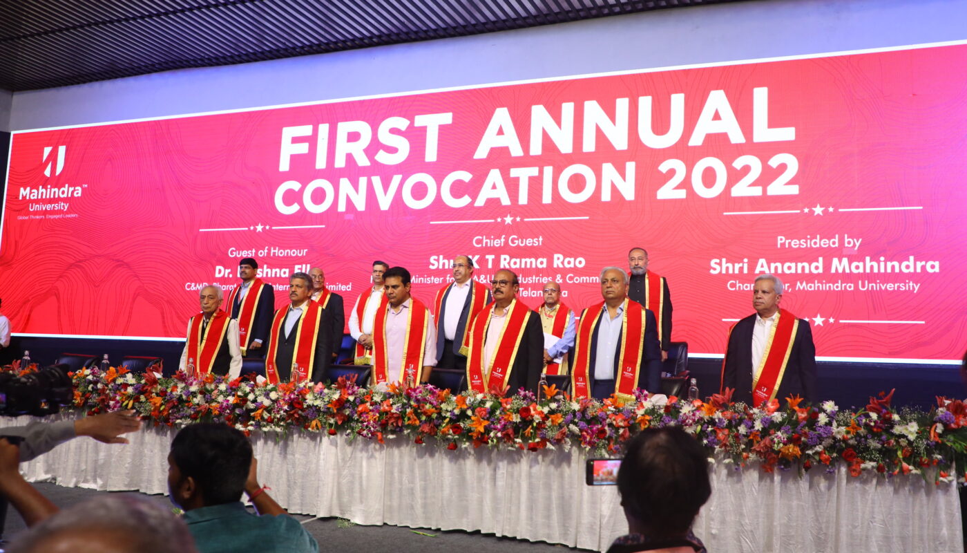 Mahindra University Hosts First Annual Convocation, Confers Degrees to Future Tech Leaders of India 