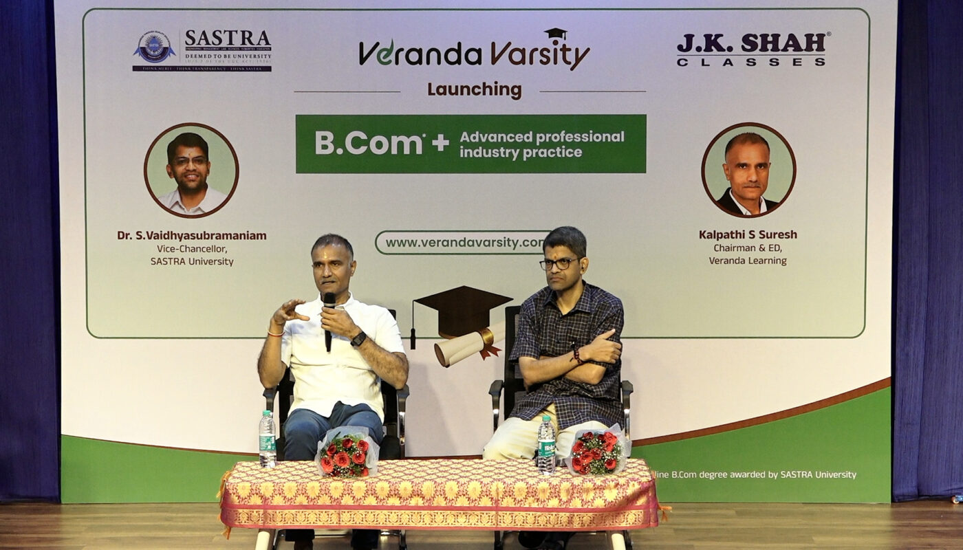 SASTRA University & J.K. Shah Classes-Veranda Varsity bring the best of both worlds