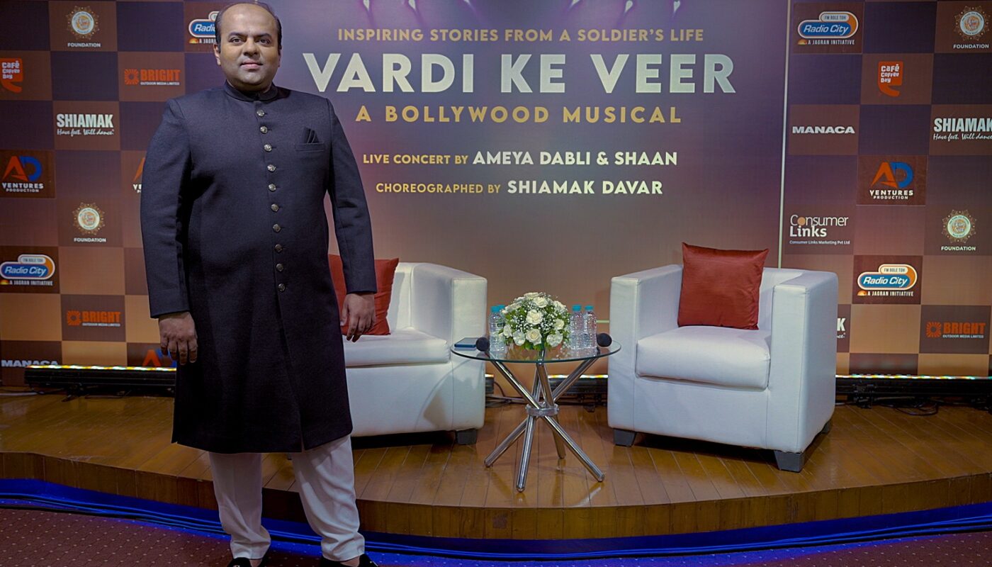 Renowned Singer Ameya Dabli announces a first-of-its-kind Bollywood Musical Live concert “Vardi Ke Veer” to create a deep sense of gratitude for the defence forces of India