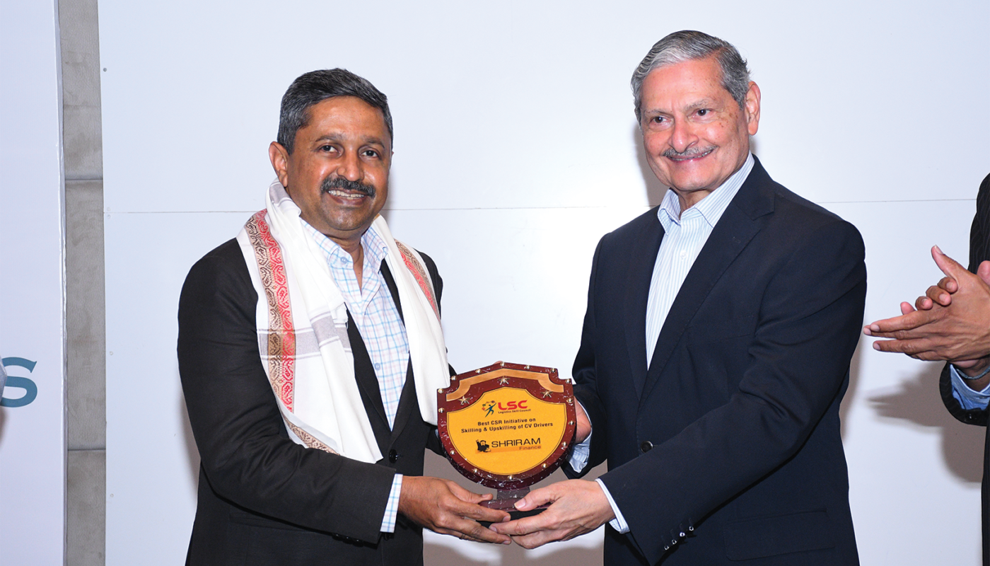 Shriram Finance Honoured by Logistics Sector Skill Council for Transforming Road Safety with Noble CSR Effort 