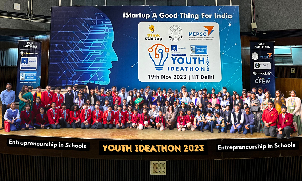 Youth Ideathon 2023 Culminates in Grand Finale, Recognizing Top 10 National Winners