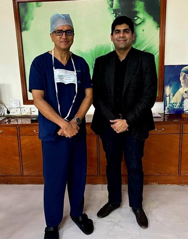 Kavya Arora Whole Time Director with Dr Devi Shetty in Narayana Hrudayalaya Bangalore