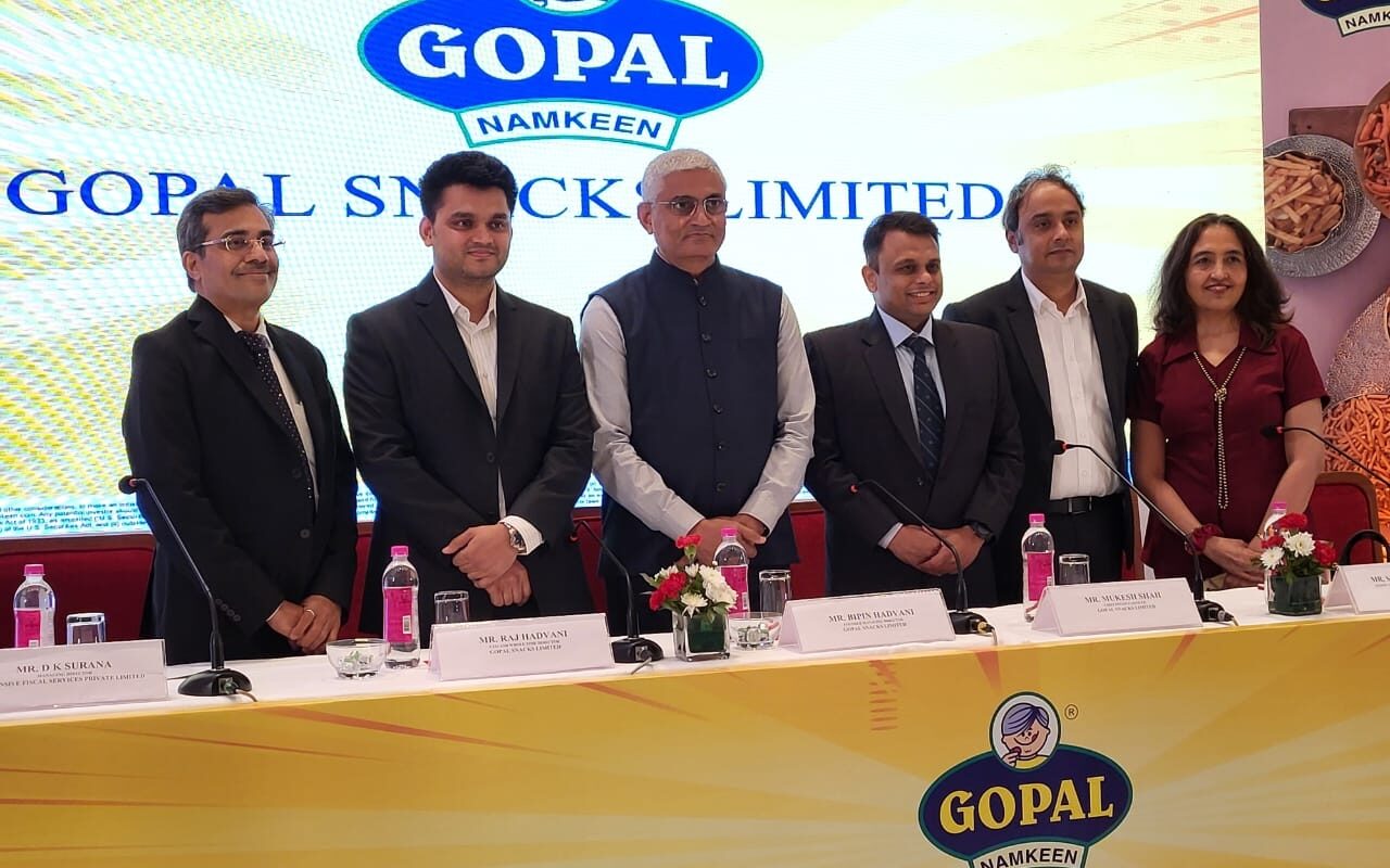 Gopal Snacks Limited’s Initial Public Offering to open on Wednesday, March 06, 2024, sets price band at ₹381 to ₹401 per Equity Share