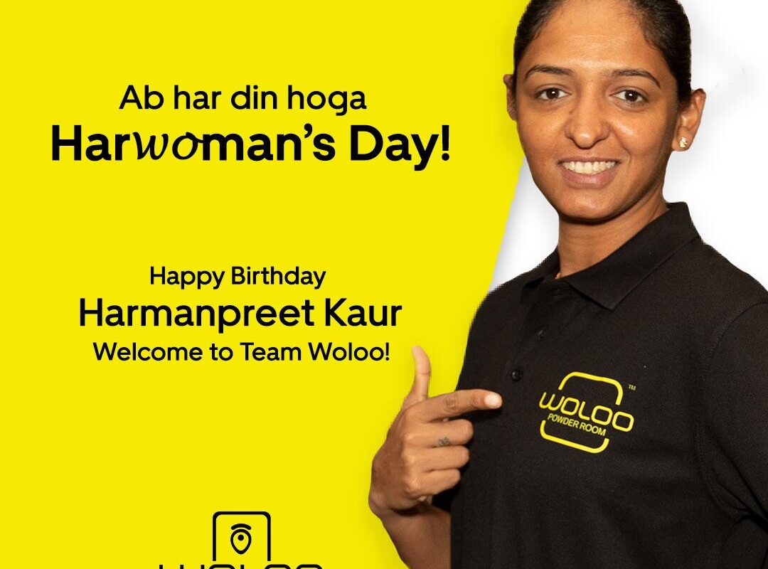 Woloo, a revolutionary loo discovery platform joins hand with Harmanpreet Kaur, Captain of Indian Women’s Cricket Team and Mumbai Indian WPL team to help elevate hygiene dignity of women in India on International Women’s Day