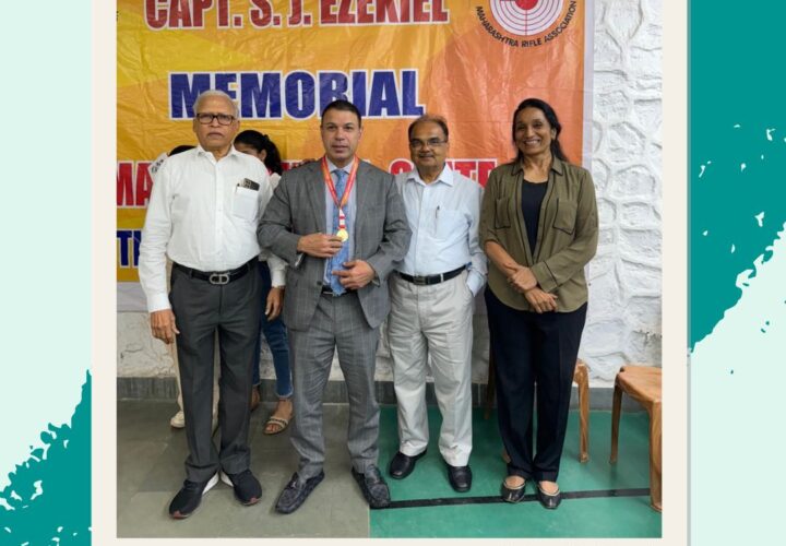 India’s leading Opthalmologist, Dr. Cyres Mehta, Director Dr. Cyres K Mehta’s International Eye Centre Wins  Gold medal in the  32 centre fire pistol Masters division at the 27th Captain Ezekiel Maharashtra State Shooting Championships