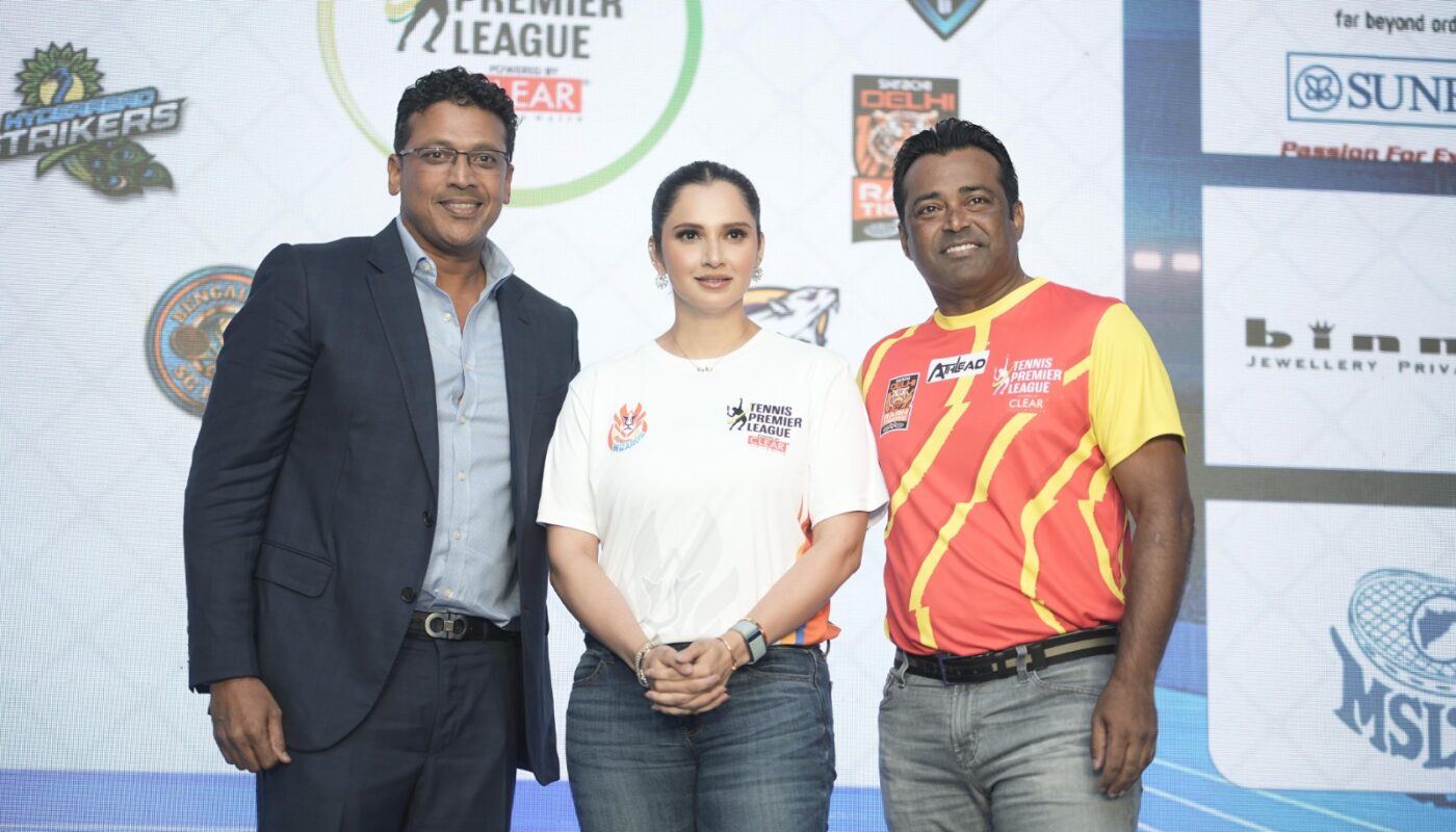 LEANDER PAES, MAHESH BHUPATHI & SANIA MIRZA REUNITE AT TENNIS PREMIER LEAGUE SEASON 6 AUCTIONS