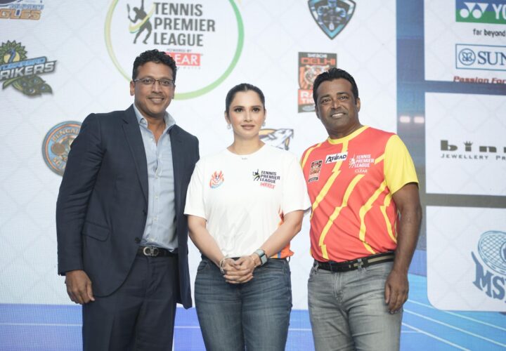 LEANDER PAES, MAHESH BHUPATHI & SANIA MIRZA REUNITE AT TENNIS PREMIER LEAGUE SEASON 6 AUCTIONS