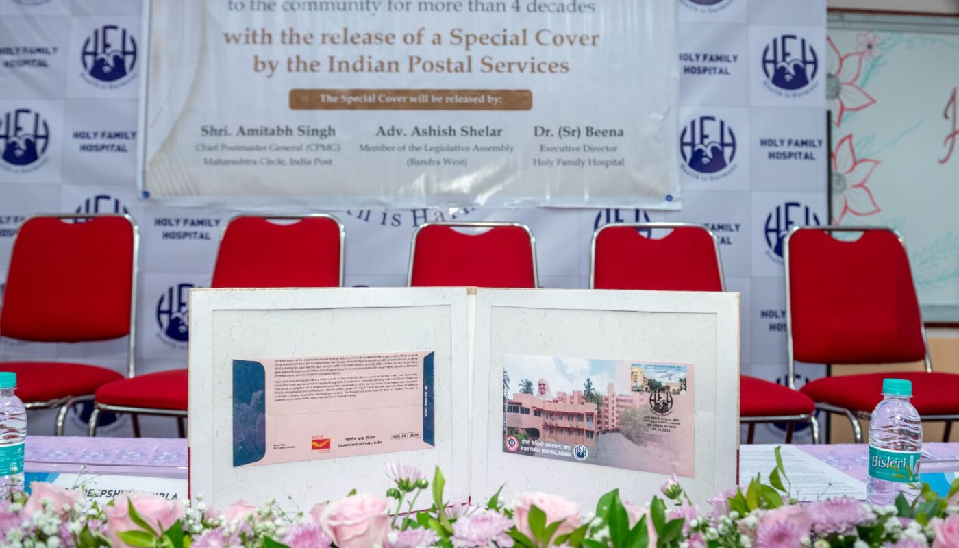 India Postal Service Honours Holy Family Hospital’s Four Decades of Compassionate Healthcare with Special Cover Stamp Release